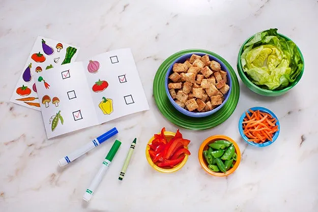 Kids Serve Up a Salad Bar