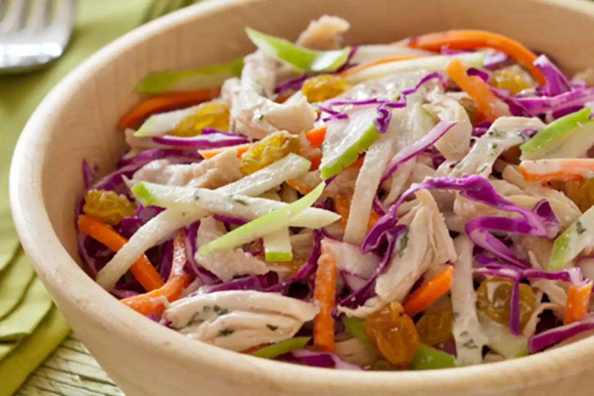 Sunny’s Apple-Chicken Ranch Slaw