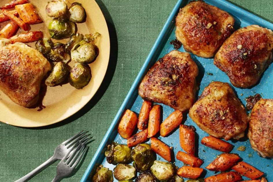 Ranch Sheet Pan Chicken with Roasted Vegetables | Hidden Valley™ Ranch
