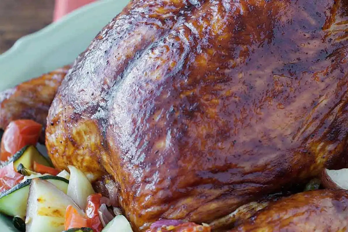 Smoked Chicken Stuffed with Ranch Zucchini