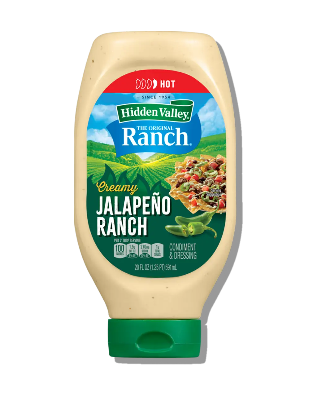 Hidden Valley® Creamy Jalapeño Ranch Condiment & Topping