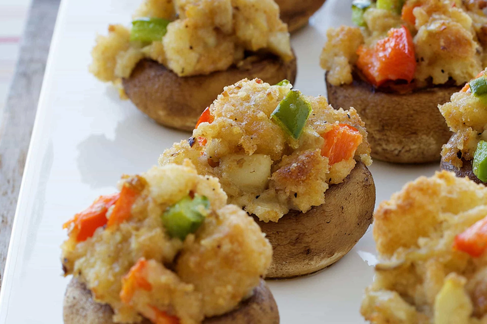 Stuffed Mushroom Bites