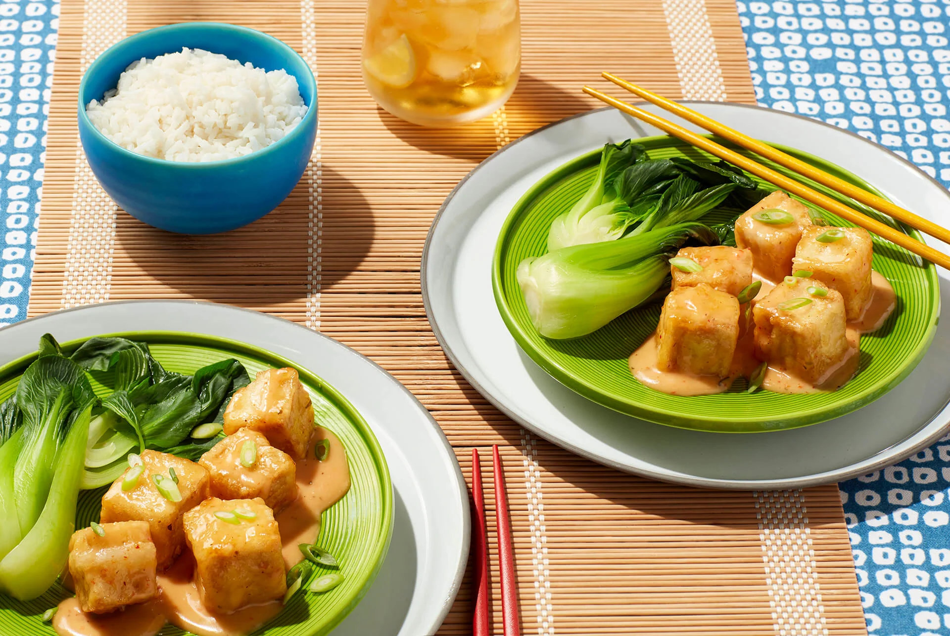 Sweet and Spicy Vegan Ranch Tofu