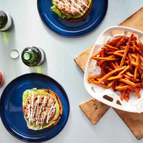 Grilled Turkey Burgers with Ranch Seasoning