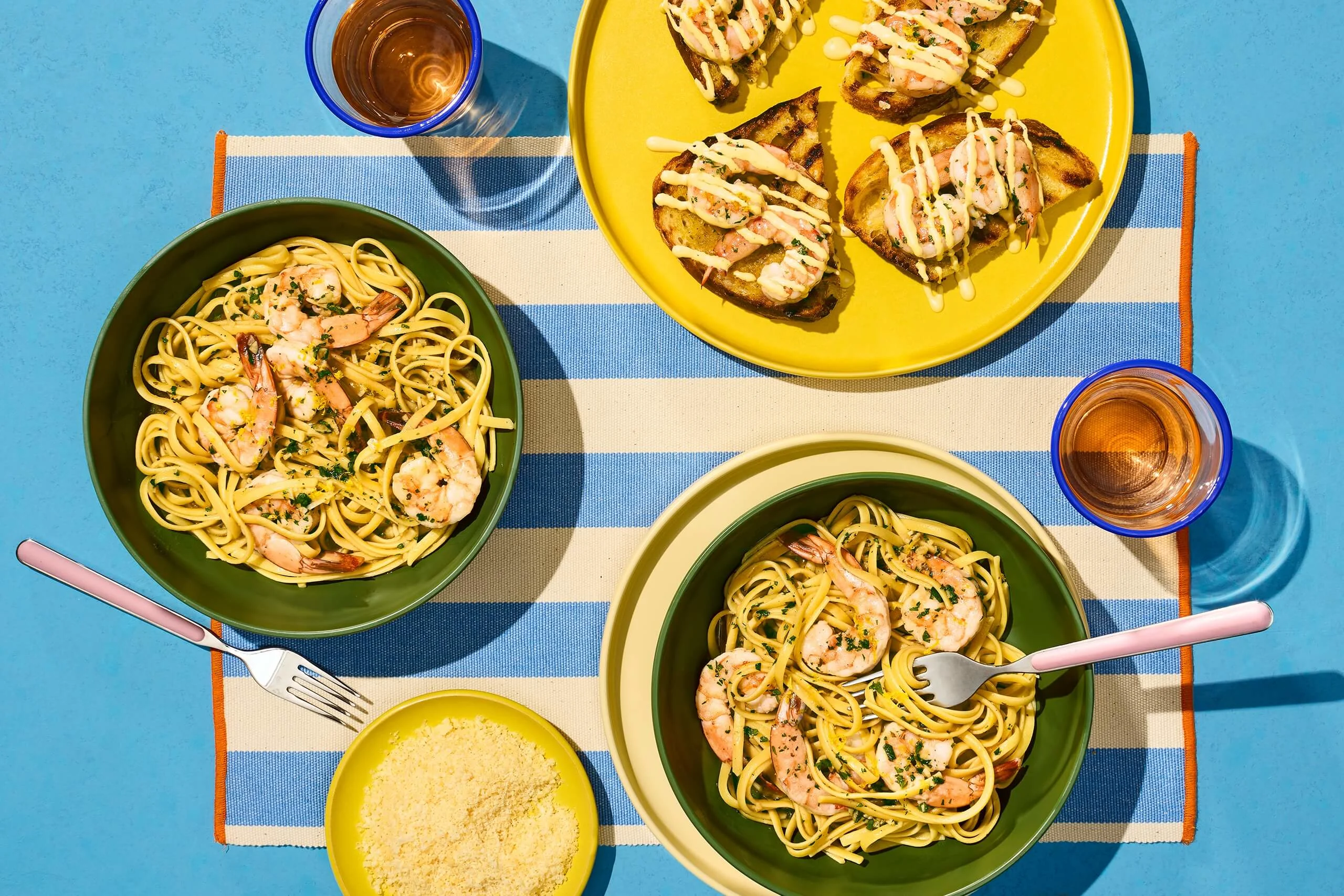 Rice Cooker Ranch Garlic Shrimp Scampi