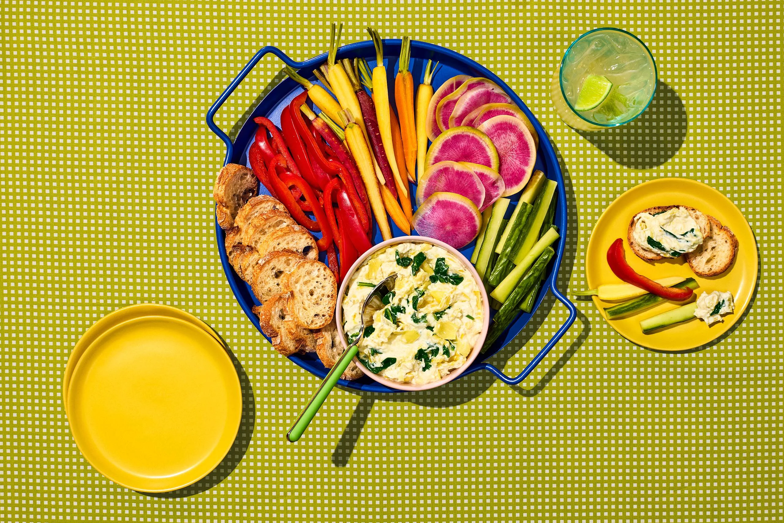 Multi Cooker Lemon Parmesan Ranch Artichoke Dip image