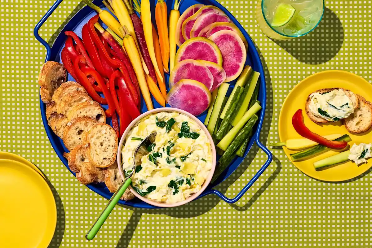 Multicooker Lemon Ranch Spinach Artichoke Dip image