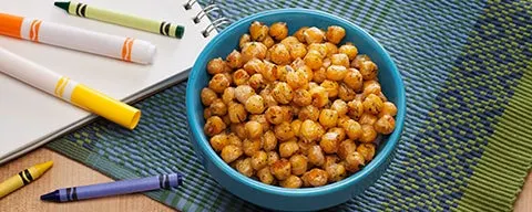 Spicy Ranch Roasted Chickpeas