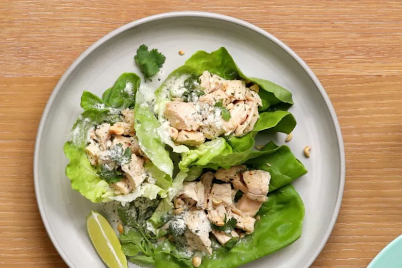 Ranch Chicken Lettuce Cups