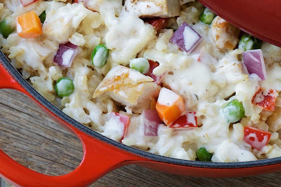 Brown Rice and Turkey Casserole Recipe | Hidden Valley™ Ranch