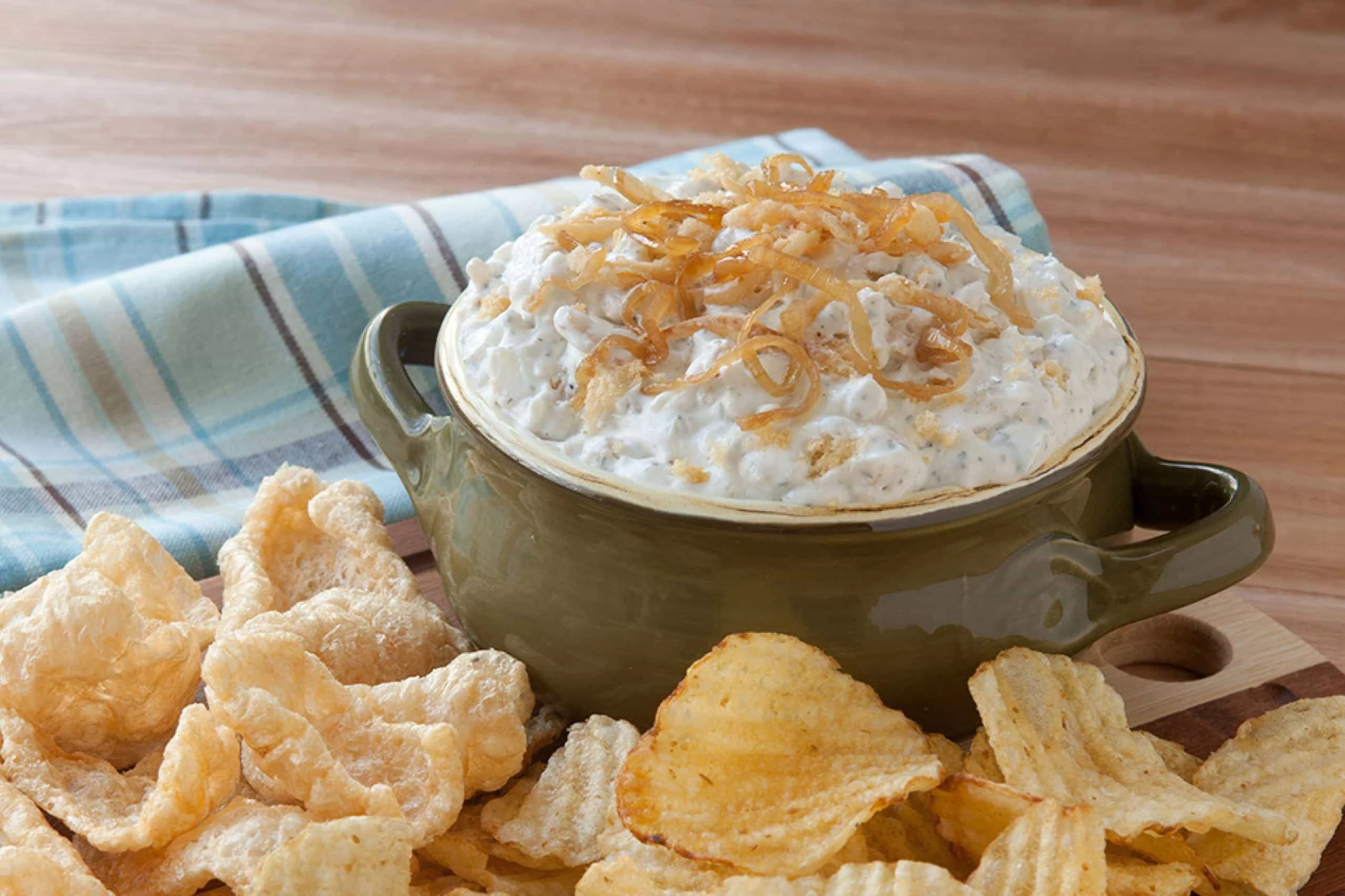 Onion Pork Rind Dip