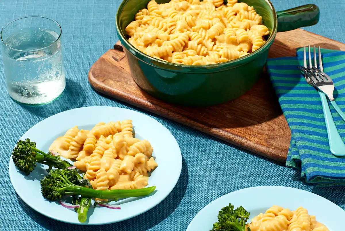 Spicy Vegan Ranch Butternut Squash Mac and "Cheese"