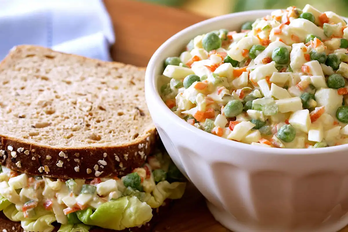 Crunchy Veggie Ranch Egg Salad