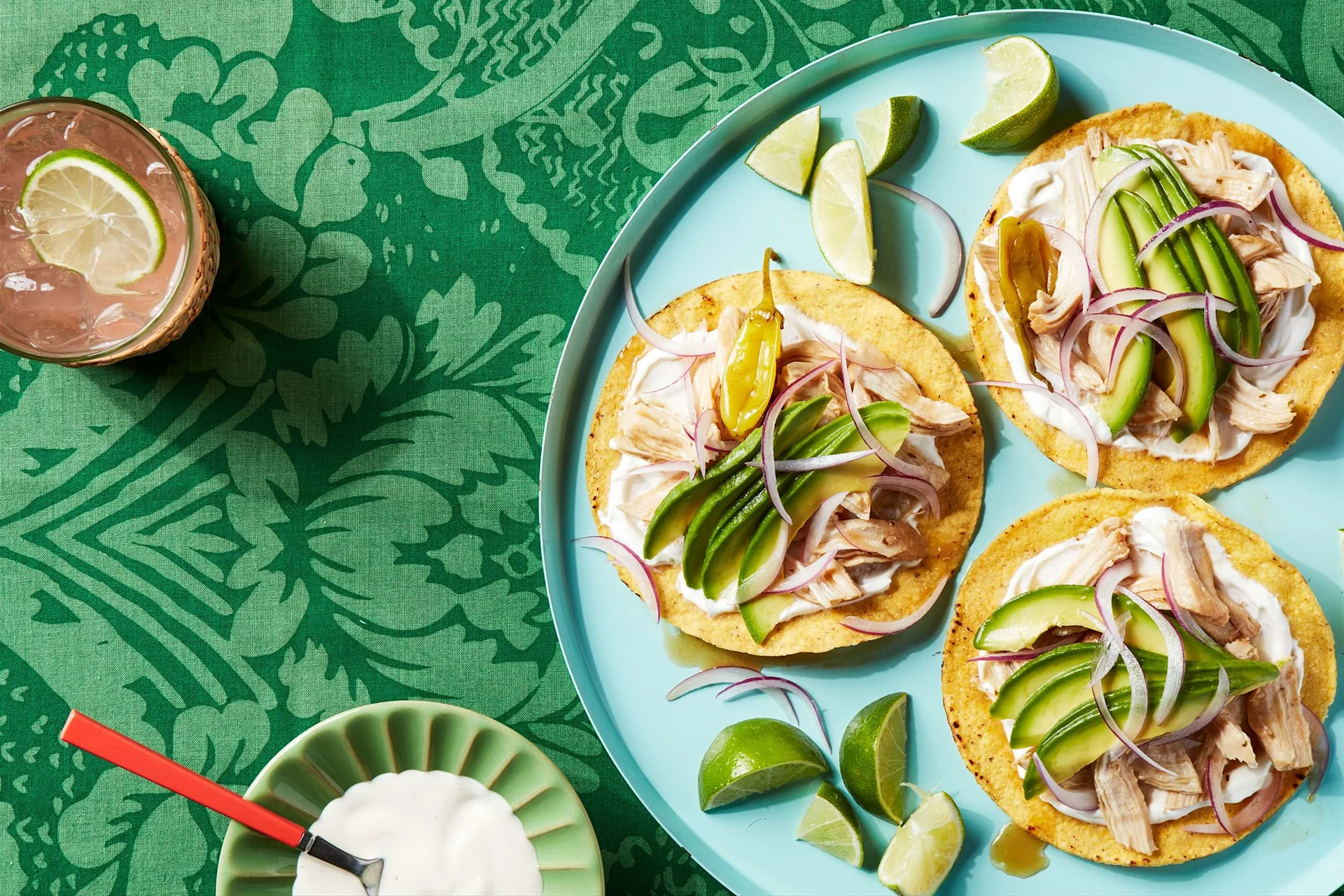 How to Make Shredded Chicken Tostadas