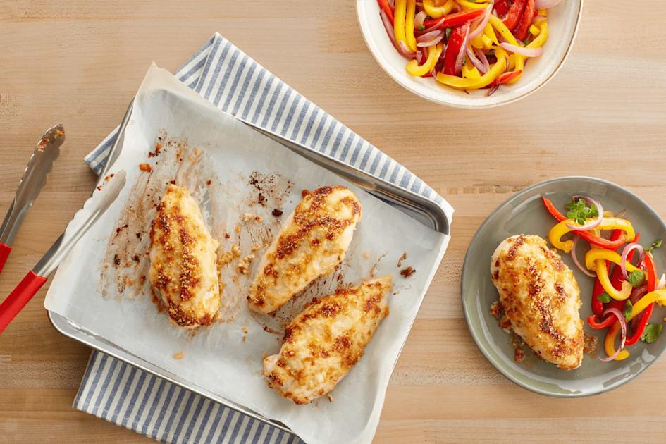 Mayo Parmesan Crusted Ranch Chicken Recipe | Hidden Valley™ Ranch