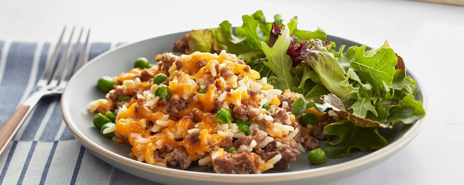 Cheesy Ground Beef and Rice Casserole