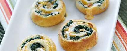 Spinach & Cheese Spirals