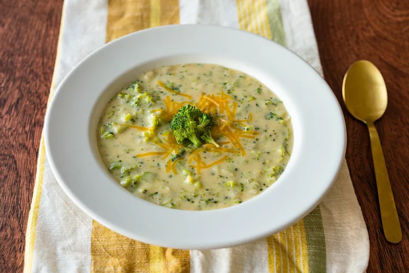 Broccoli Cheddar Cheezy Ranch Soup