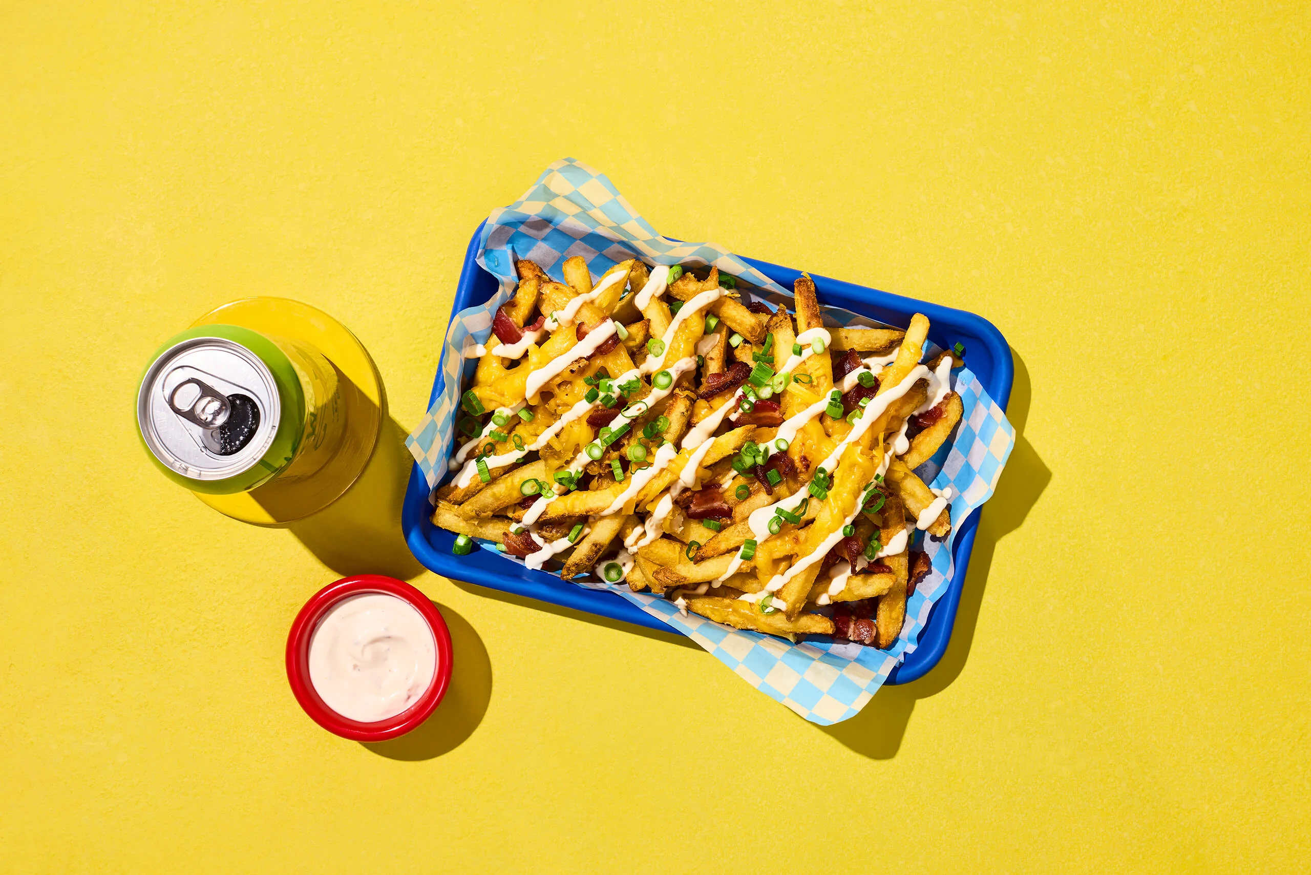 Air Fryer Cheesy Bacon Ranch French Fries