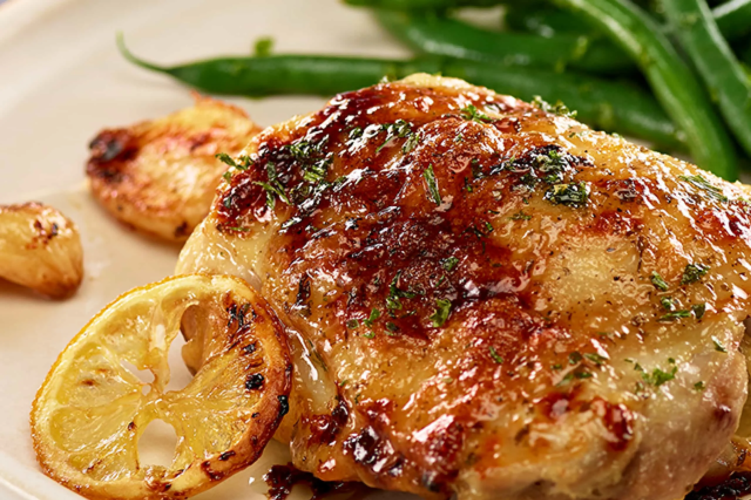 Lemon-Ranch Baked Chicken Thighs