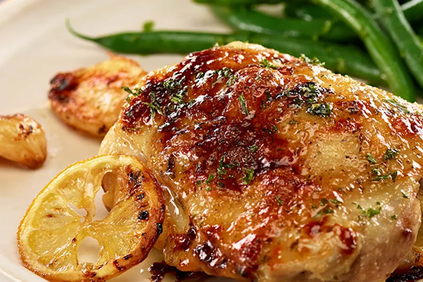 Lemon-Ranch Baked Chicken Thighs