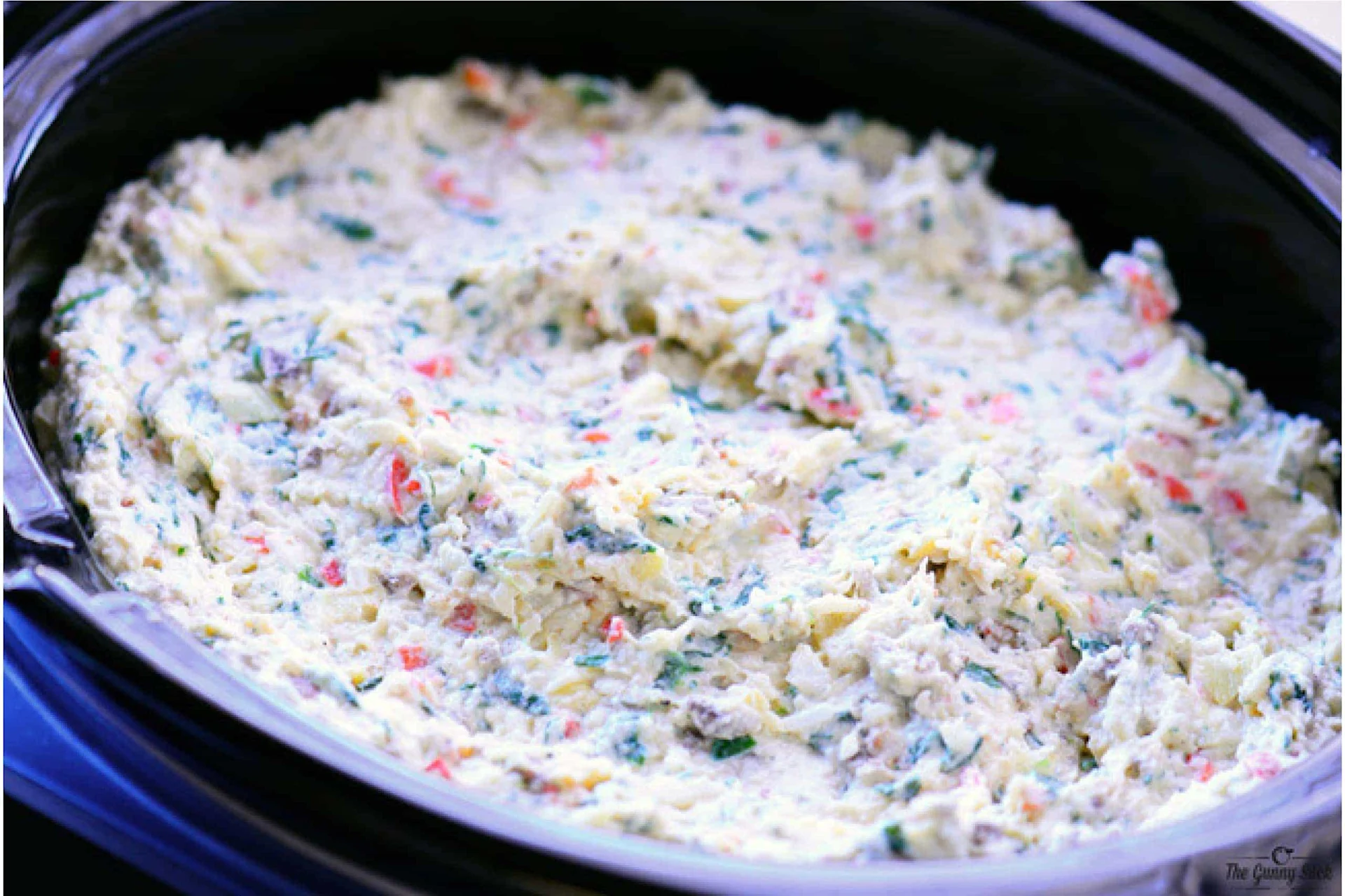 Slow Cooker Spinach Artichoke Dip