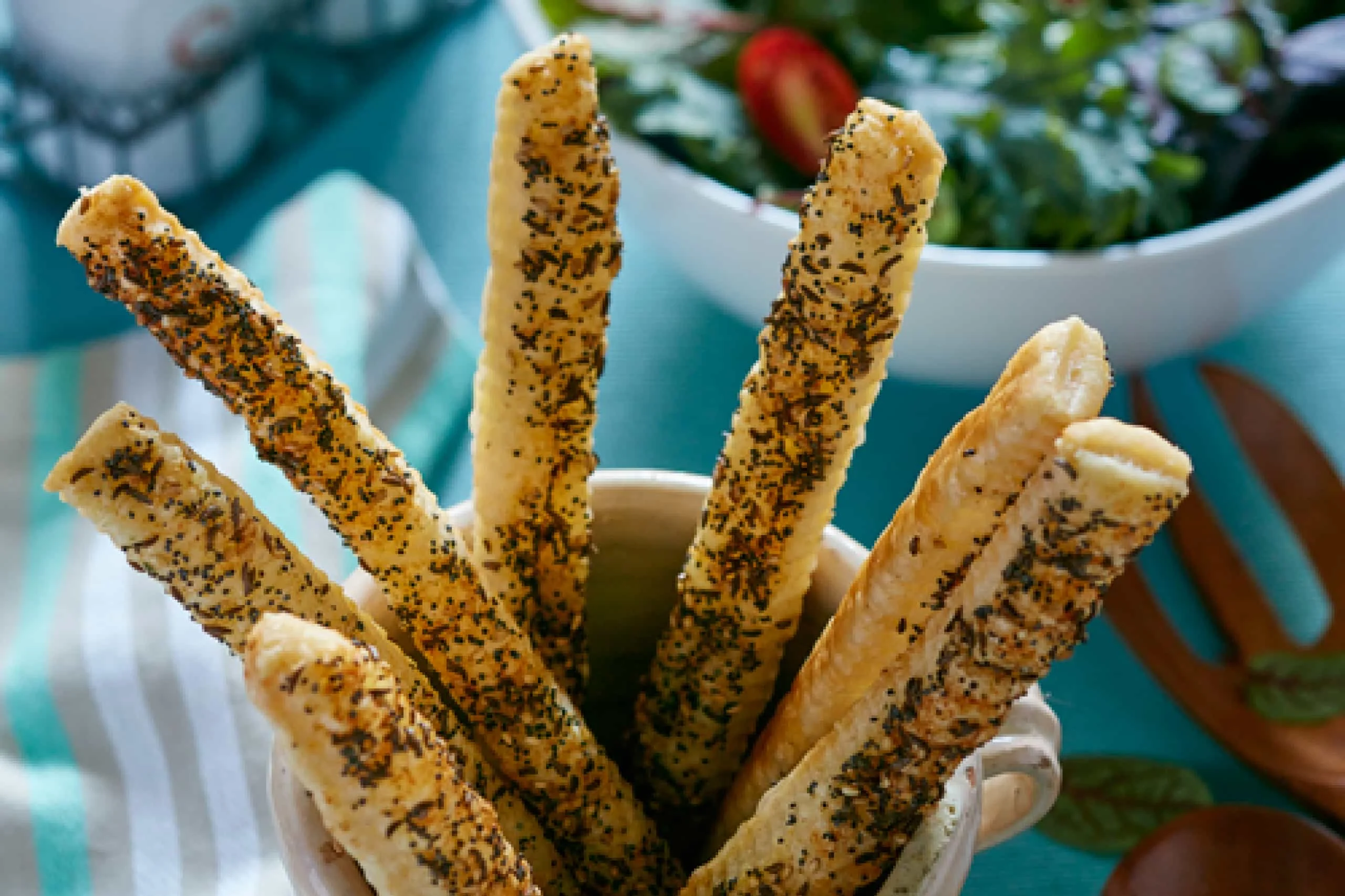 Homemade Crispy Ranch Snack Sticks image