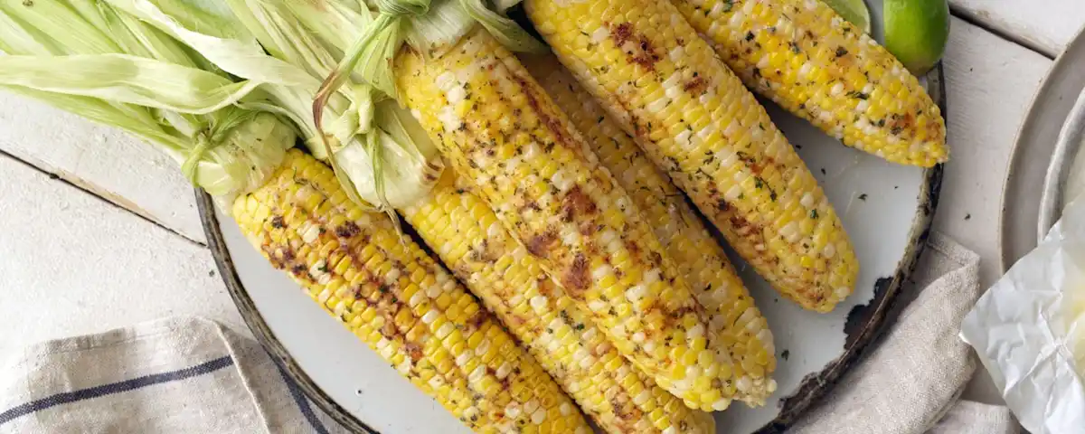 Oven Roasted Ranch Corn on the Cob