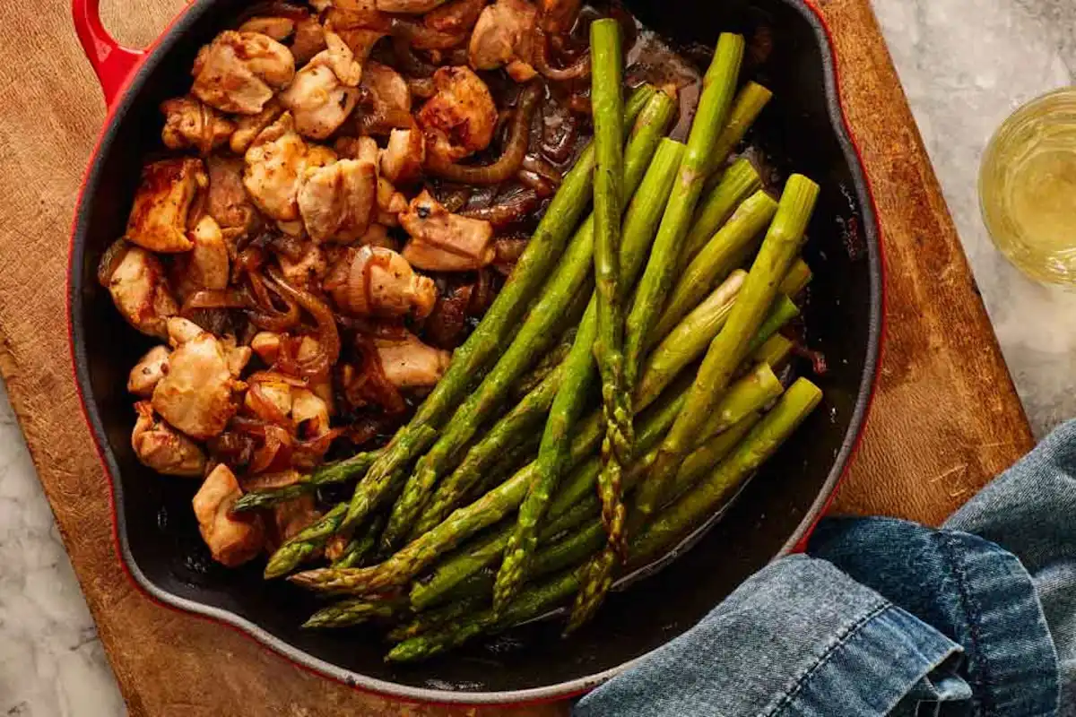 One Pan Ranch Chicken and Broccolini
