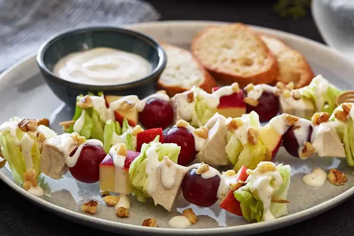 "Waldorf" Salad-on-a-Stick