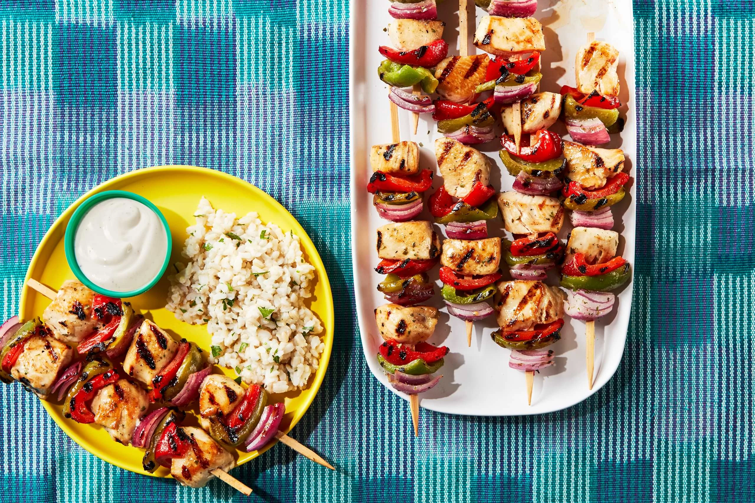 Grilled Ranch Chicken Skewers image