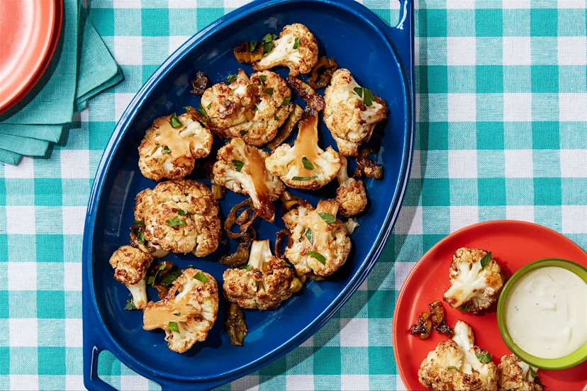 Mississippi Roasted Cauliflower Bites