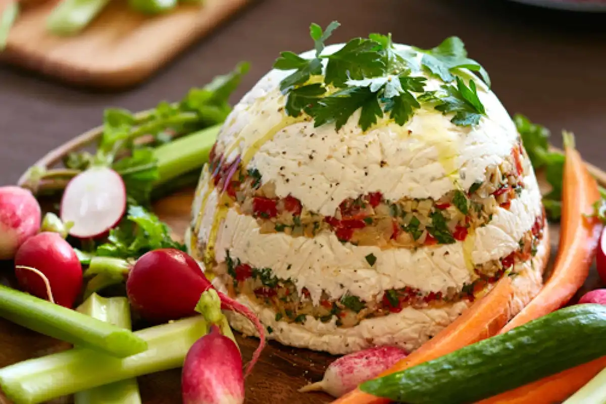 Ranch Layered Artichoke and Roasted Pepper Spread