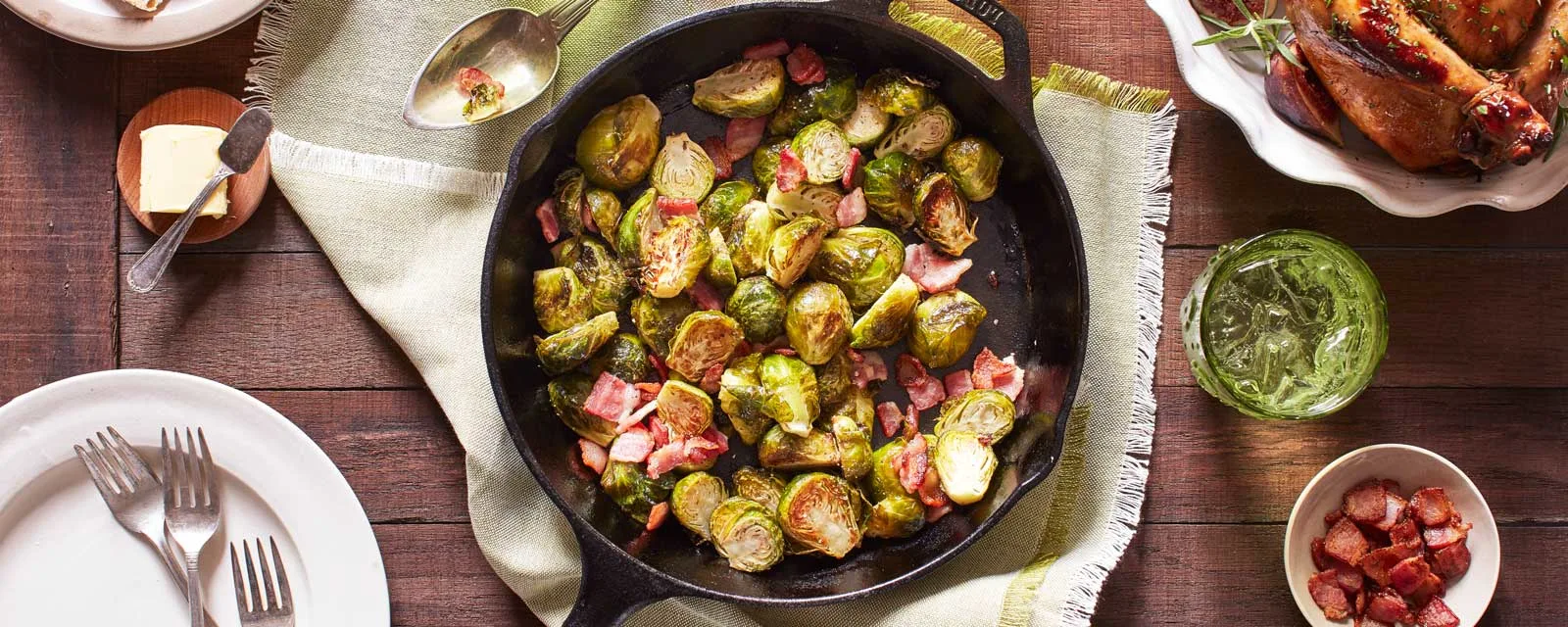 Roasted Brussels Sprouts with Bacon