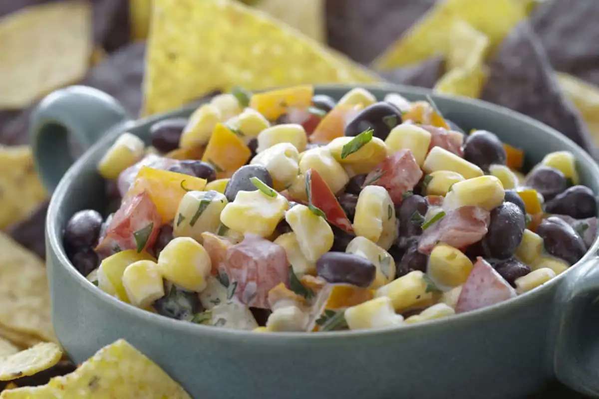 Creamy Black Bean and Corn Salsa