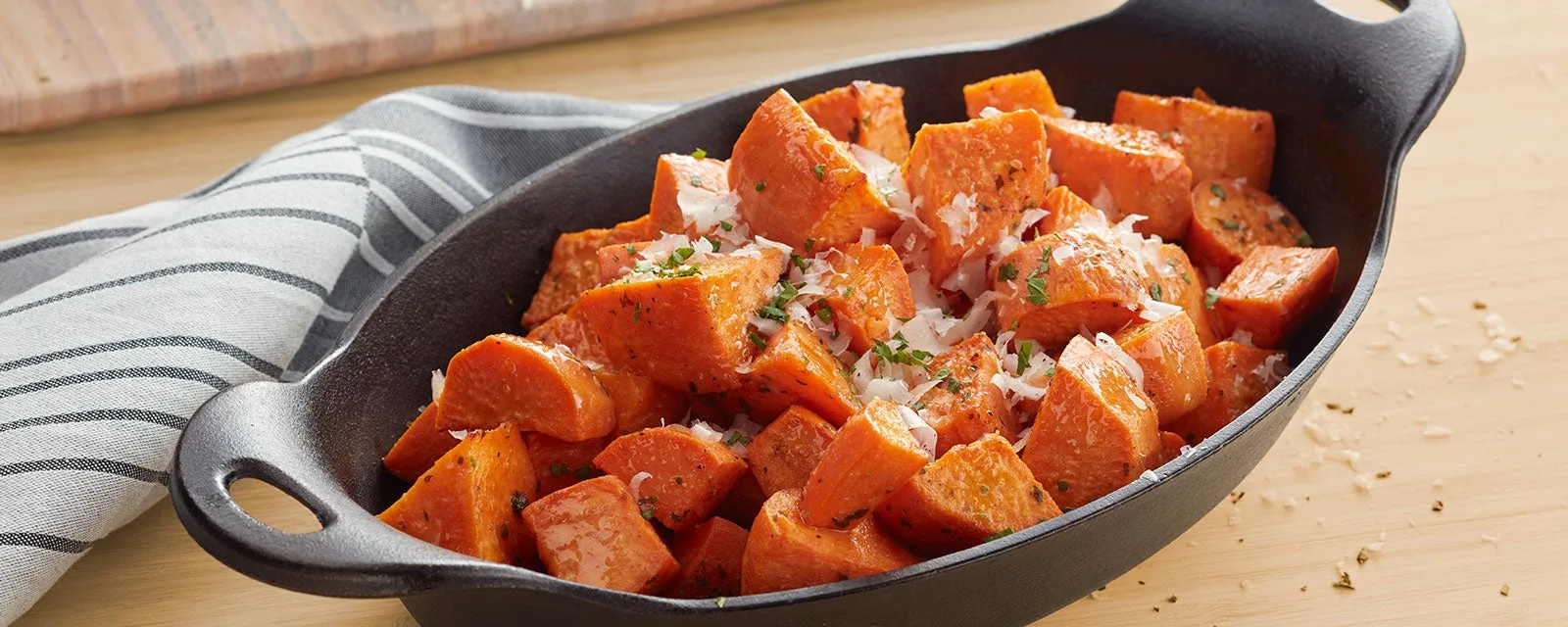 Savory Oven Roasted Sweet Potatoes