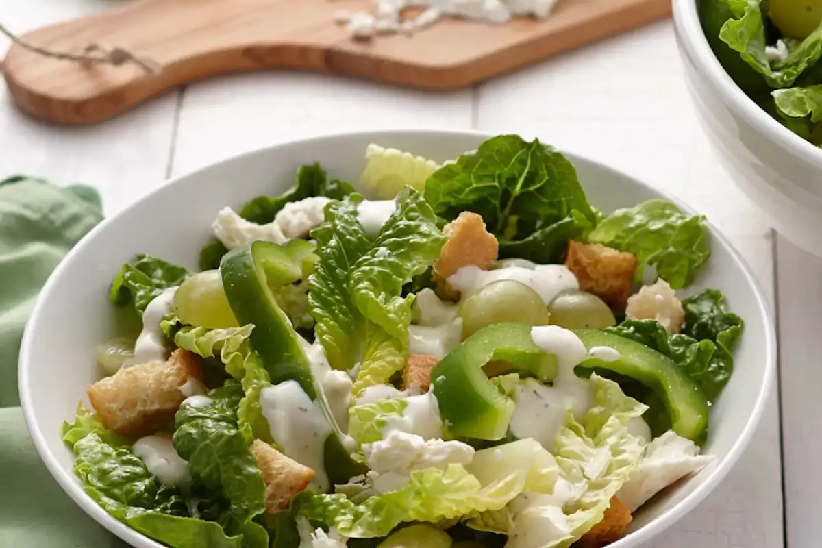 Greek Cucumber Ranch and Feta Cheese Salad