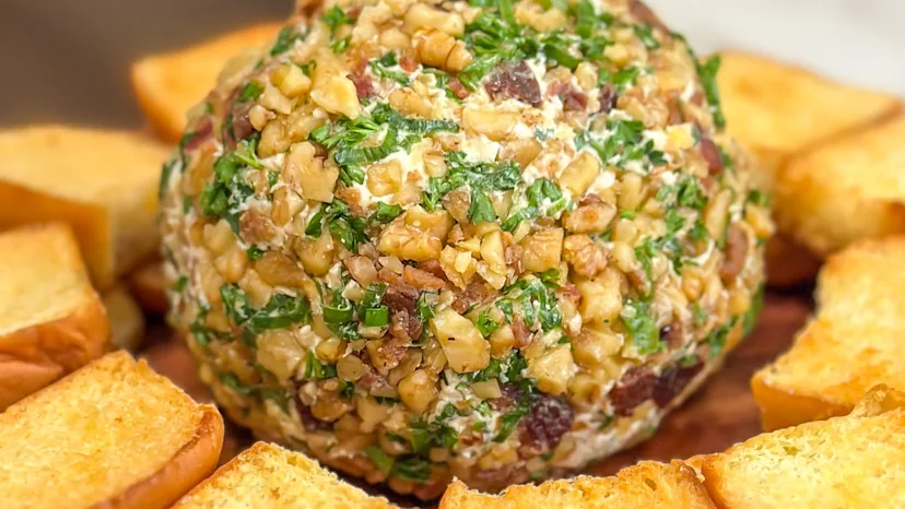 Bacon Cheddar Ranch Cheeseball