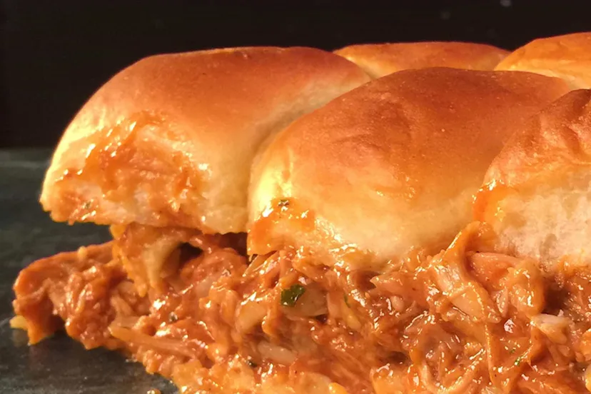 BBQ Ranch Chicken Sliders