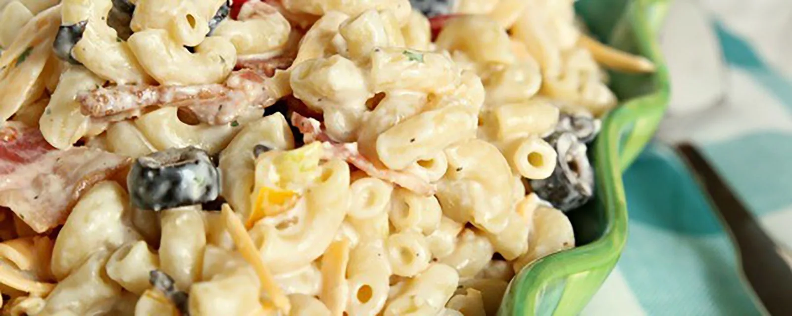 Chicken Bacon Ranch Pasta Salad