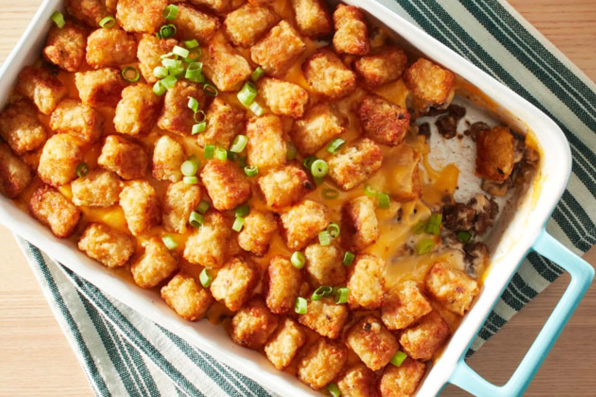 Spicy Tater Tot Casserole