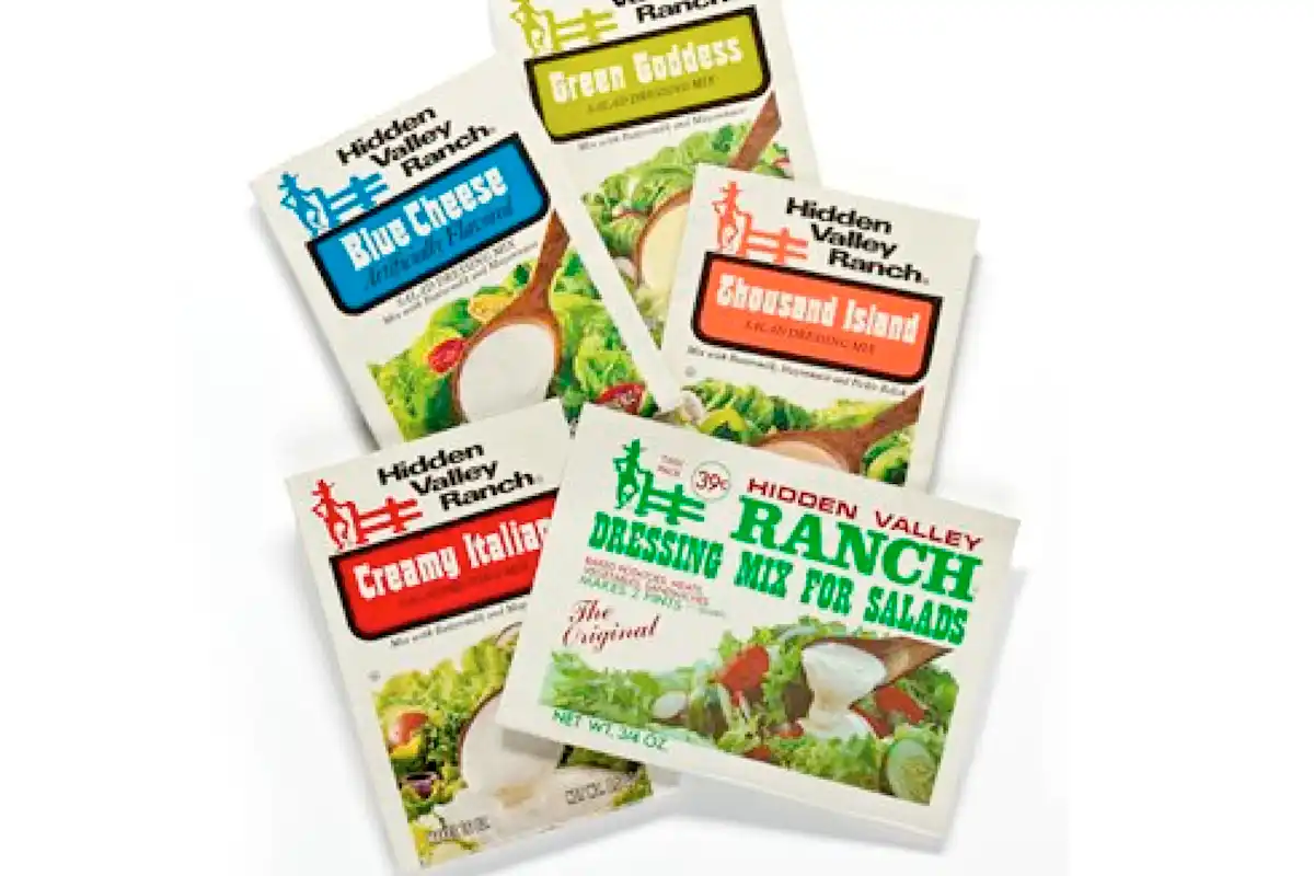 Heritage packets of Hidden Valley Ranch seasoning