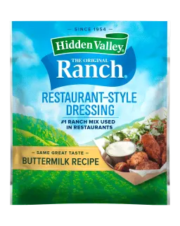 Hidden Valley® Buttermilk Recipe Restaurant-Style Dressing & Seasoning Mix