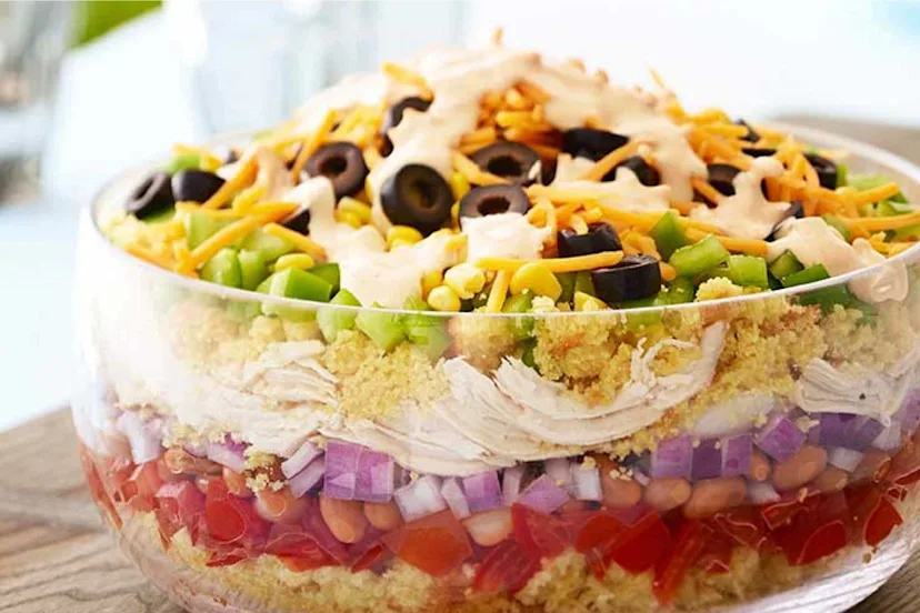 Southwestern Chicken & Cornbread Salad image