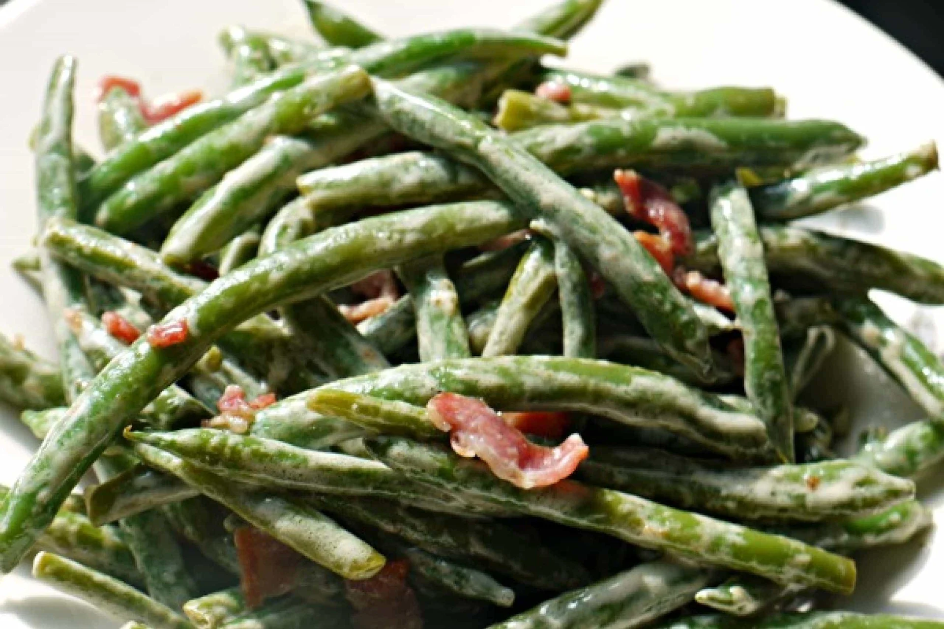 Bacon Ranch Sauteed Green Beans