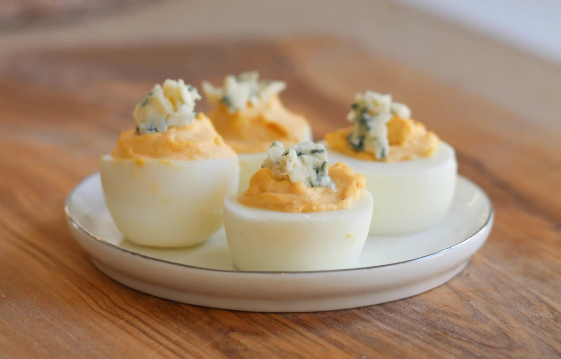 Buffalo Deviled Eggs