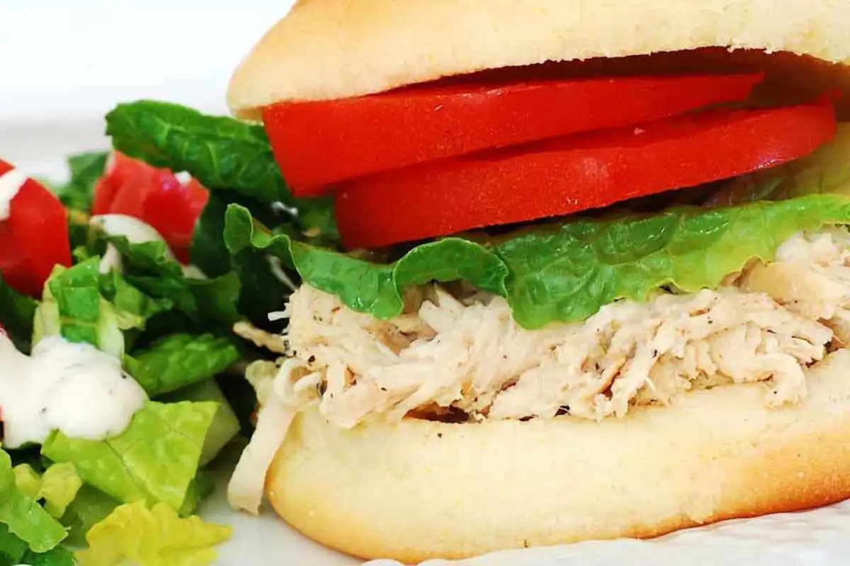 Slow Cooker Cilantro Lime Chicken Sandwiches