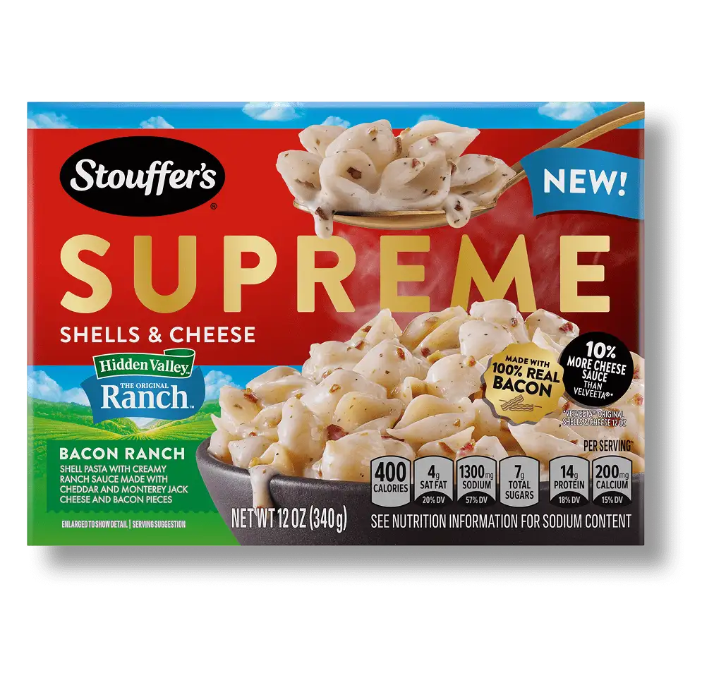 Stouffer's Supreme Shells & Cheese Bacon Ranch