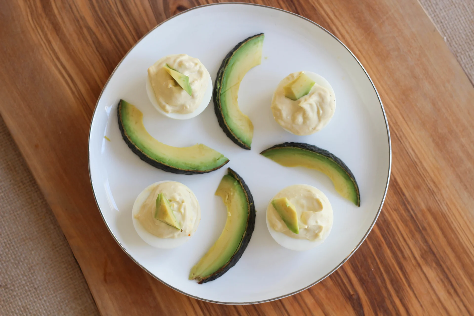 Avocado Deviled Eggs