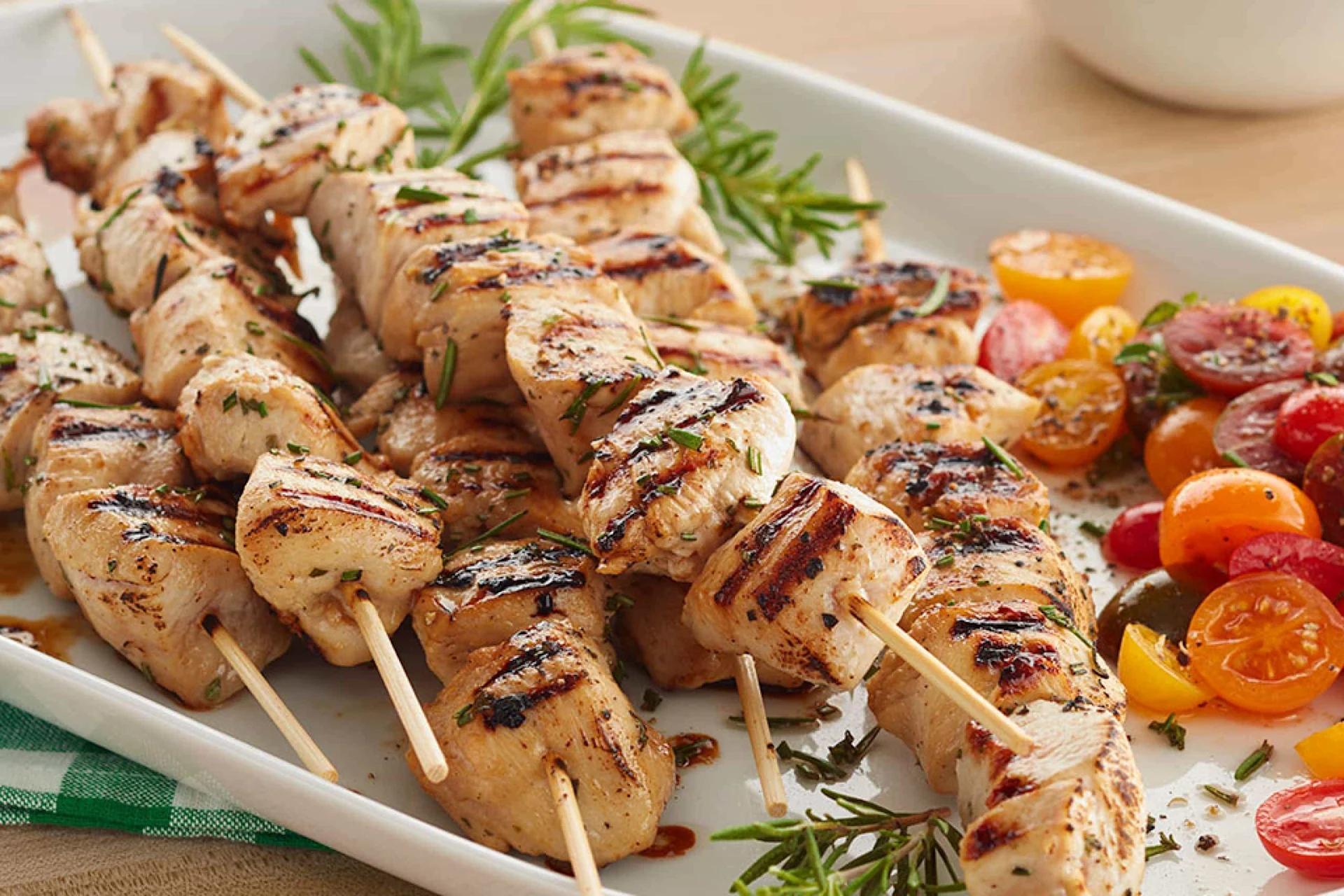 Rosemary Ranch Chicken Kabobs